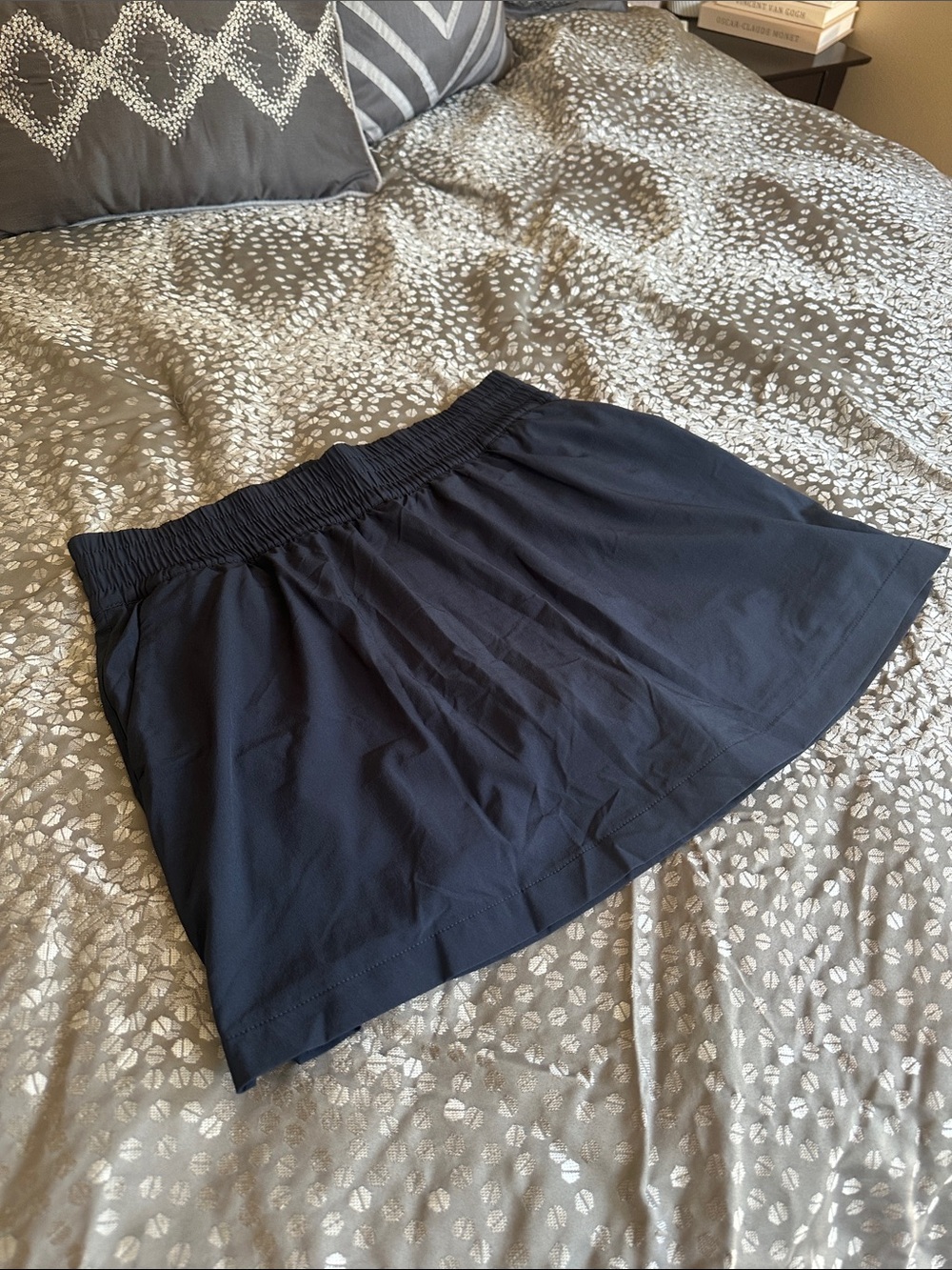 Athleta Weekender High-Rise Black Run Skort